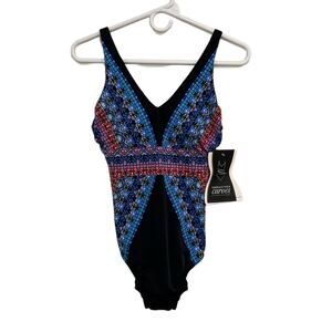 Embrace Your Curves NWT by Mirical Brand S One piece Swim Suite Beach Pool Vacay